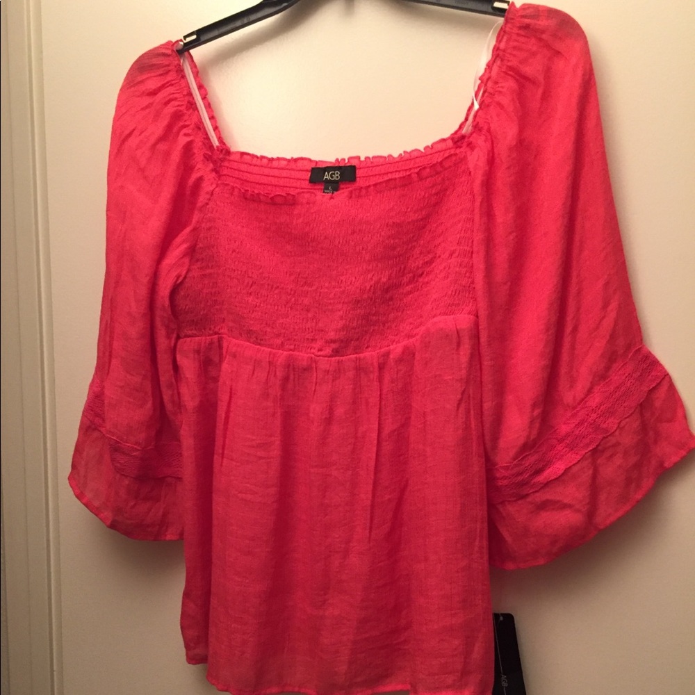 AGB Orange Blouse
